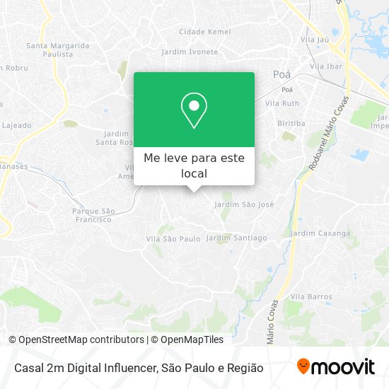 Casal 2m Digital Influencer mapa