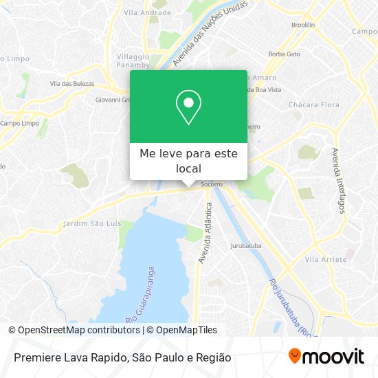 Premiere Lava Rapido mapa