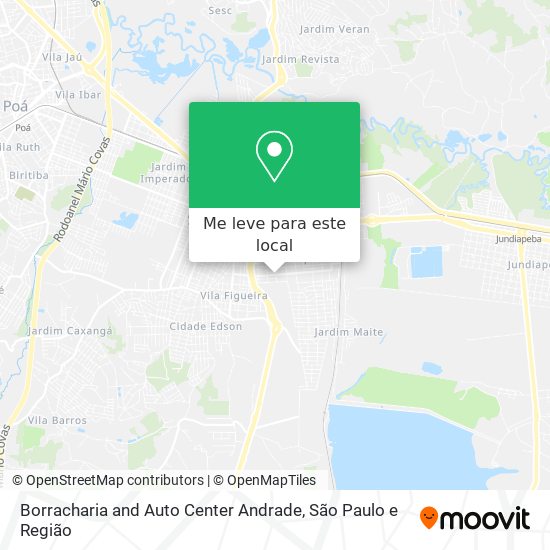 Borracharia and Auto Center Andrade mapa