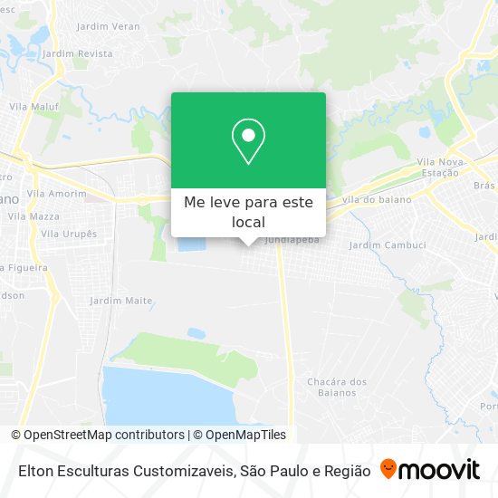 Elton Esculturas Customizaveis mapa