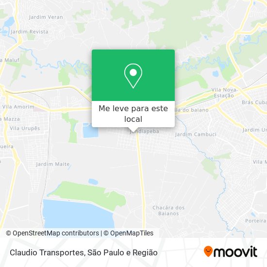 Claudio Transportes mapa