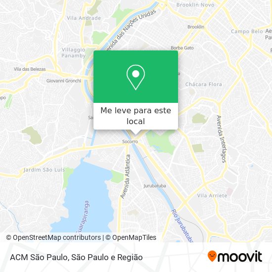 ACM São Paulo mapa