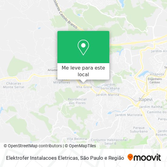 Elektrofer Instalacoes Eletricas mapa