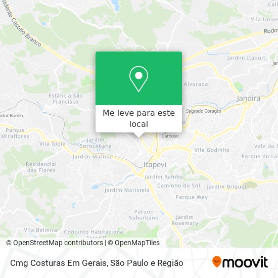 Cmg Costuras Em Gerais mapa