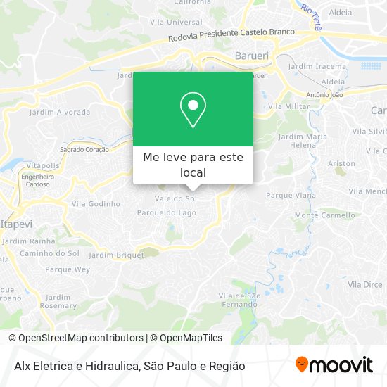 Alx Eletrica e Hidraulica mapa