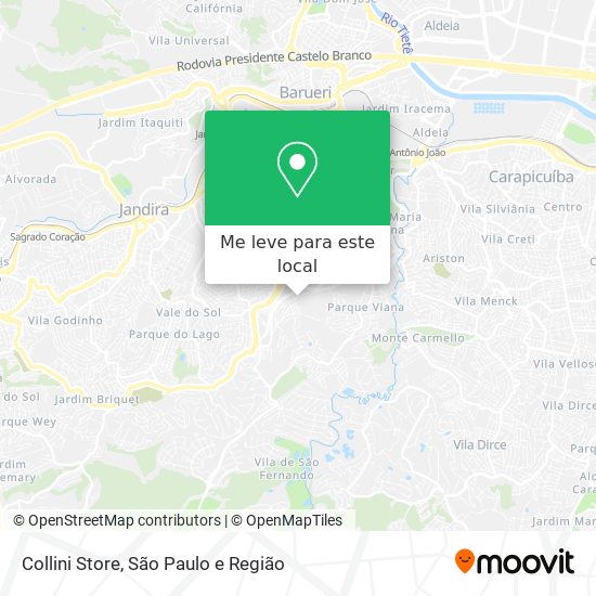 Collini Store mapa