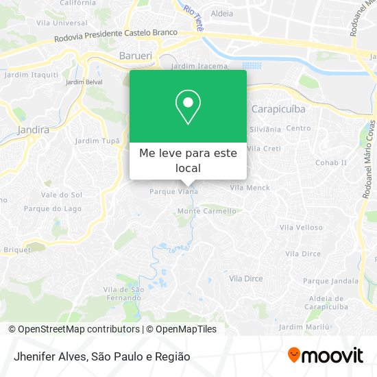 Jhenifer Alves mapa