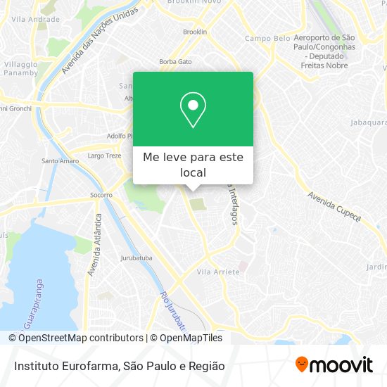 Instituto Eurofarma mapa