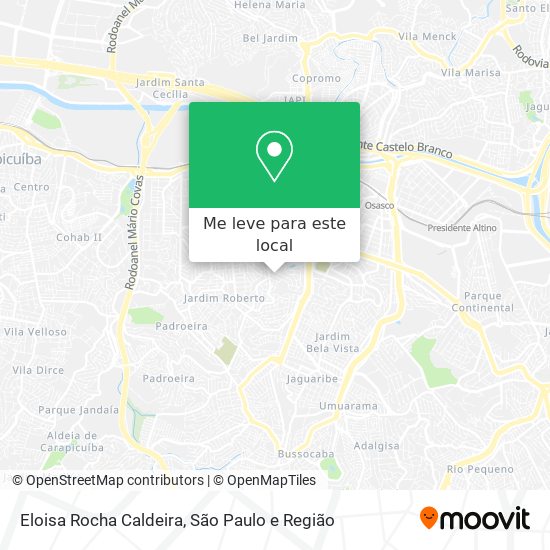 Eloisa Rocha Caldeira mapa