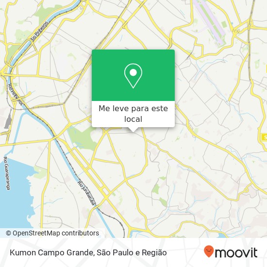 Kumon Campo Grande mapa