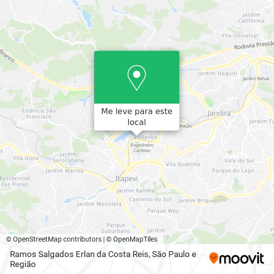 Ramos Salgados Erlan da Costa Reis mapa