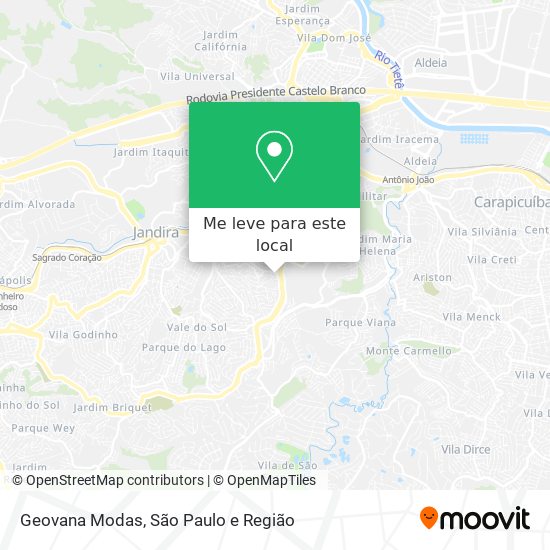 Geovana Modas mapa