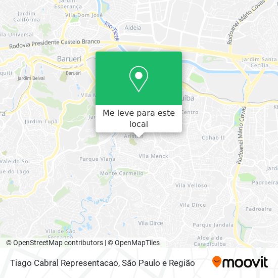 Tiago Cabral Representacao mapa