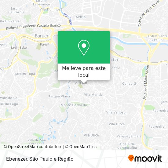 Ebenezer mapa