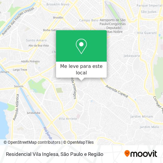 Residencial Vila Inglesa mapa
