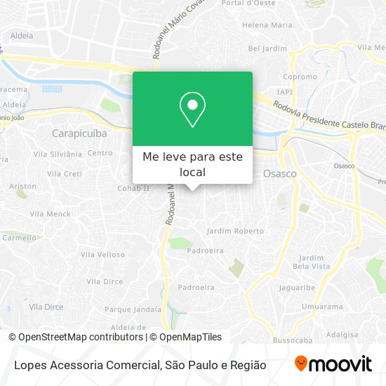 Lopes Acessoria Comercial mapa