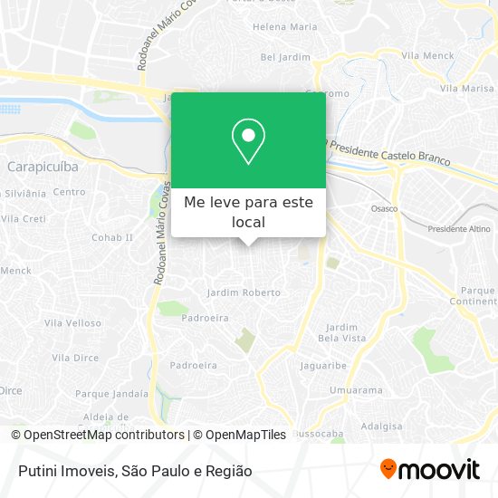 Putini Imoveis mapa