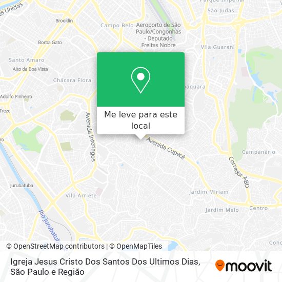 Igreja Jesus Cristo Dos Santos Dos Ultimos Dias mapa