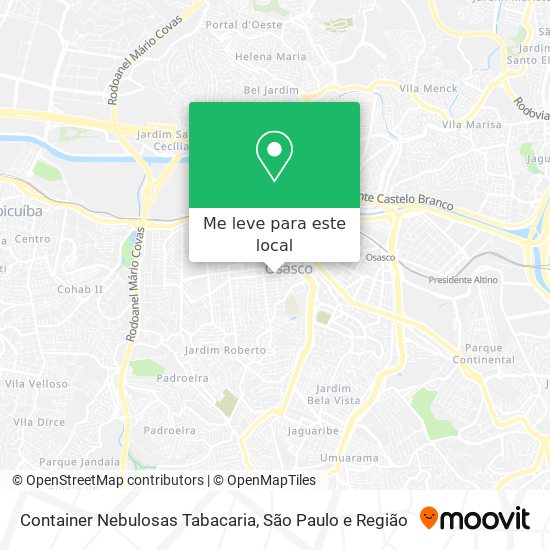Container Nebulosas Tabacaria mapa