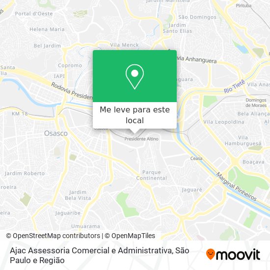 Ajac Assessoria Comercial e Administrativa mapa