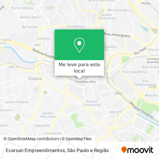 Ecarsan Empreendimentos mapa