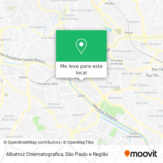 Albatroz Cinematografica mapa