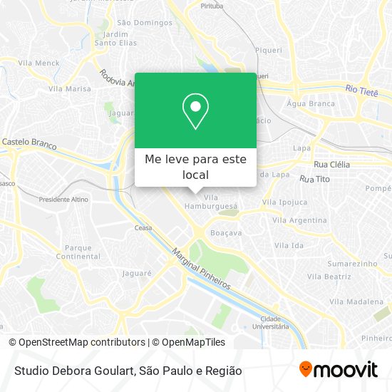Studio Debora Goulart mapa