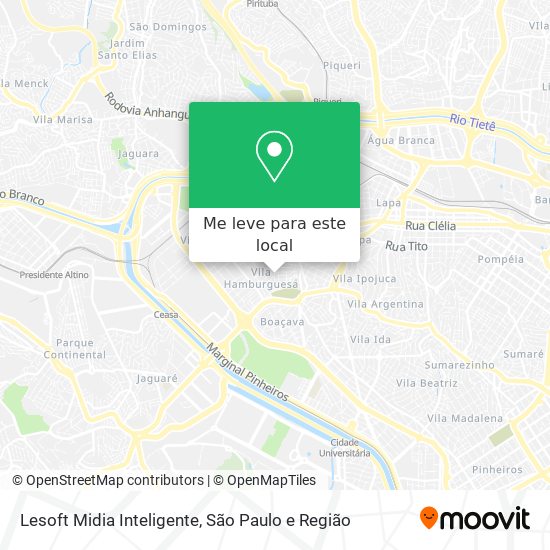 Lesoft Midia Inteligente mapa