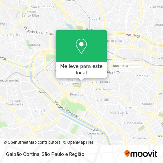Galpão Cortina mapa