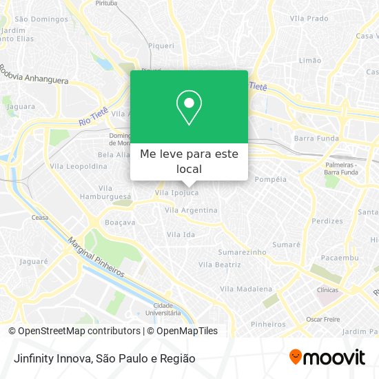 Jinfinity Innova mapa
