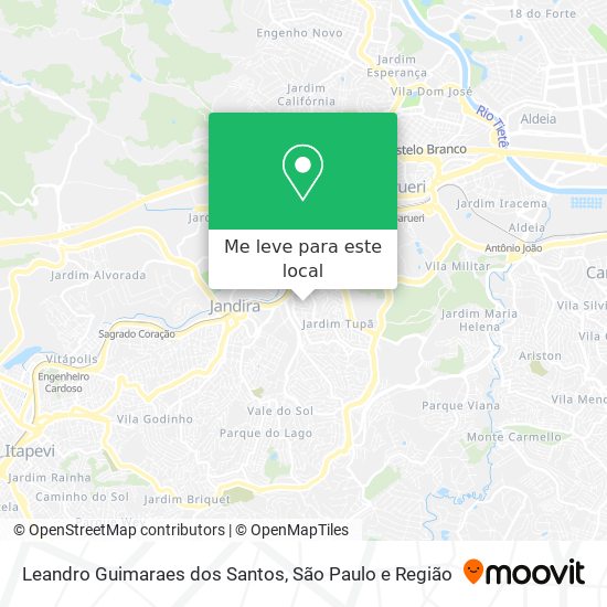 Leandro Guimaraes dos Santos mapa