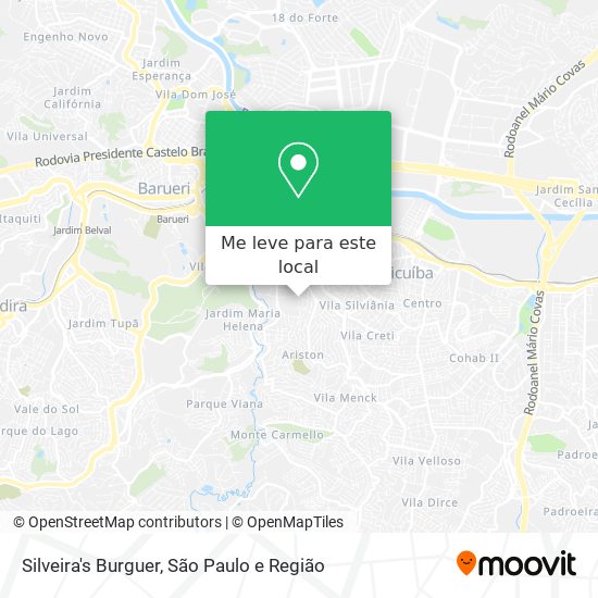 Silveira's Burguer mapa