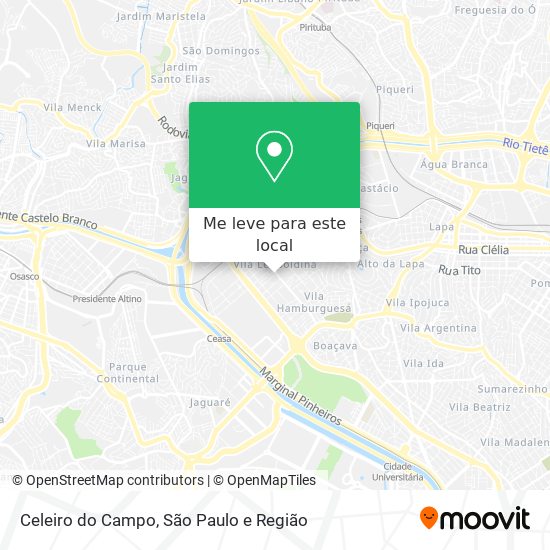 Celeiro do Campo mapa