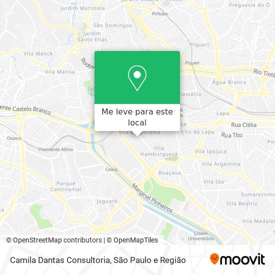 Camila Dantas Consultoria mapa