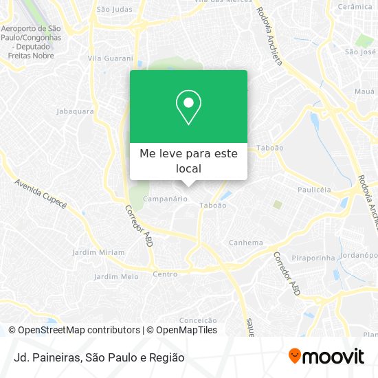 Jd. Paineiras mapa