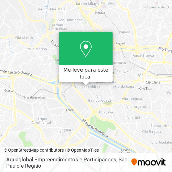 Aquaglobal Empreendimentos e Participacoes mapa