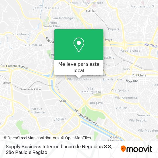 Supply Business Intermediacao de Negocios S.S mapa