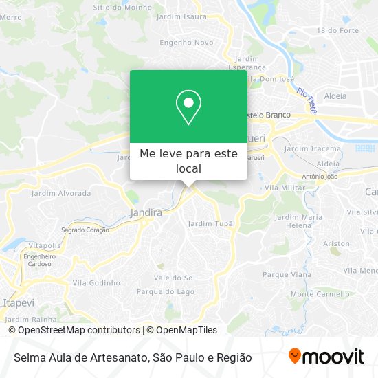 Selma Aula de Artesanato mapa