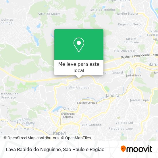 Lava Rapido do Neguinho mapa