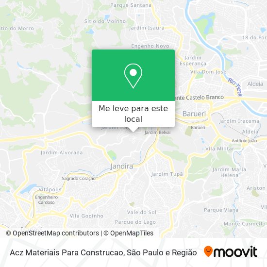 Acz Materiais Para Construcao mapa