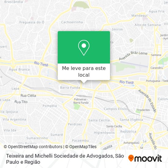 Teixeira and Michelli Sociedade de Advogados mapa