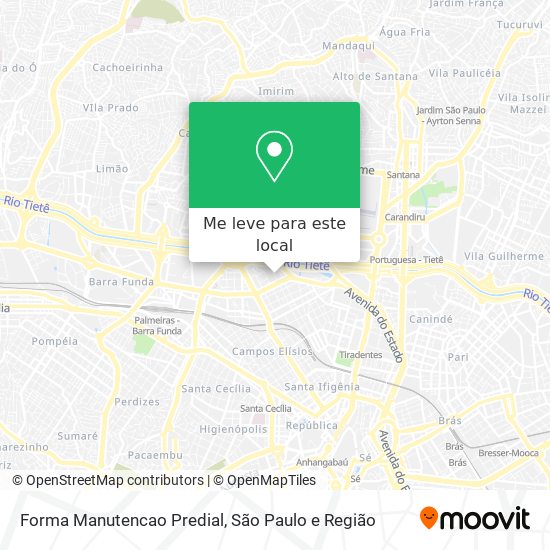 Forma Manutencao Predial mapa