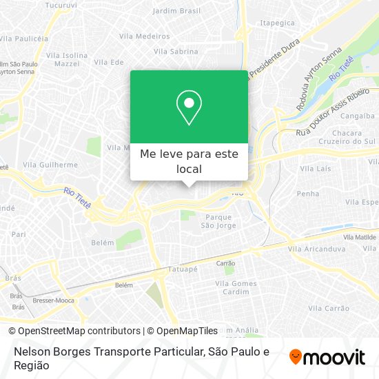 Nelson Borges Transporte Particular mapa