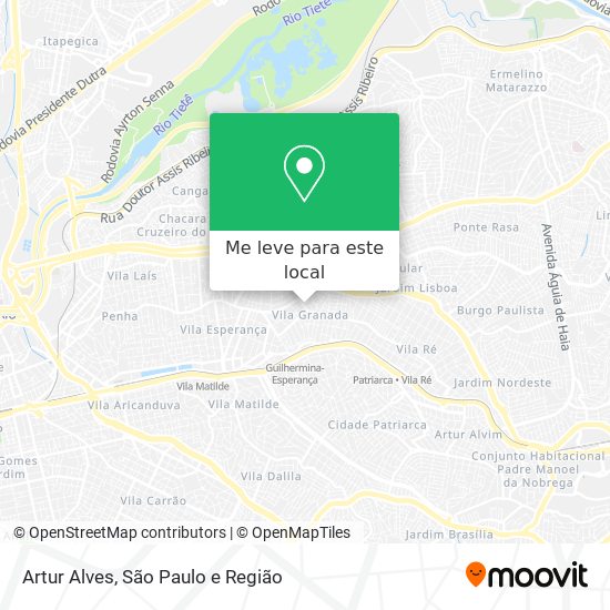 Artur Alves mapa