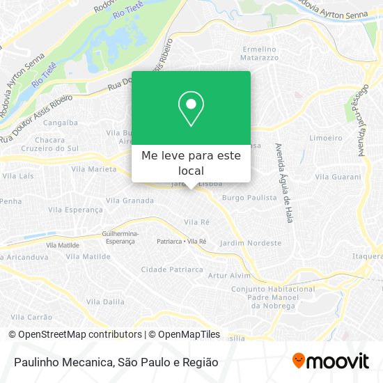 Paulinho Mecanica mapa