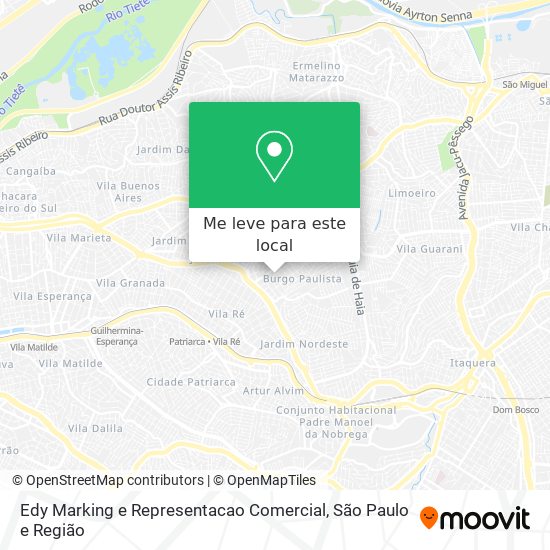 Edy Marking e Representacao Comercial mapa