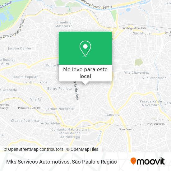 Mks Servicos Automotivos mapa