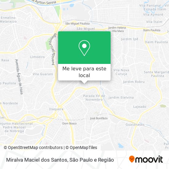 Miralva Maciel dos Santos mapa