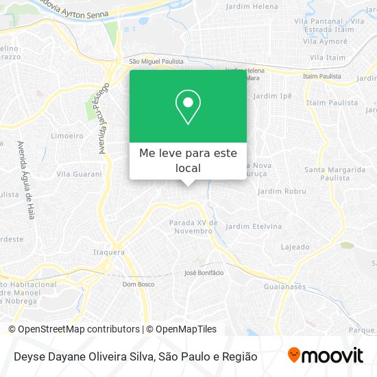 Deyse Dayane Oliveira Silva mapa