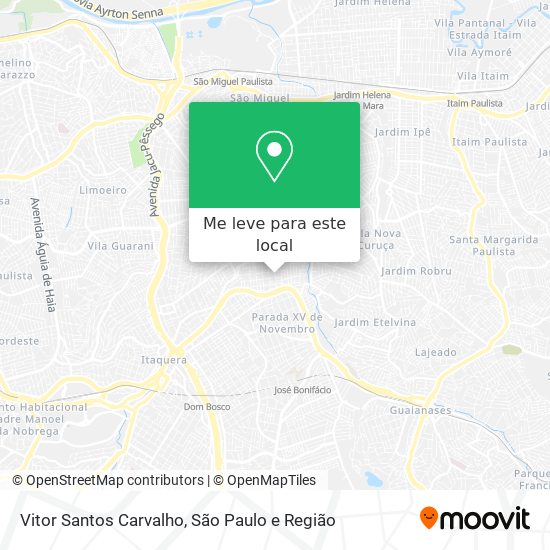 Vitor Santos Carvalho mapa